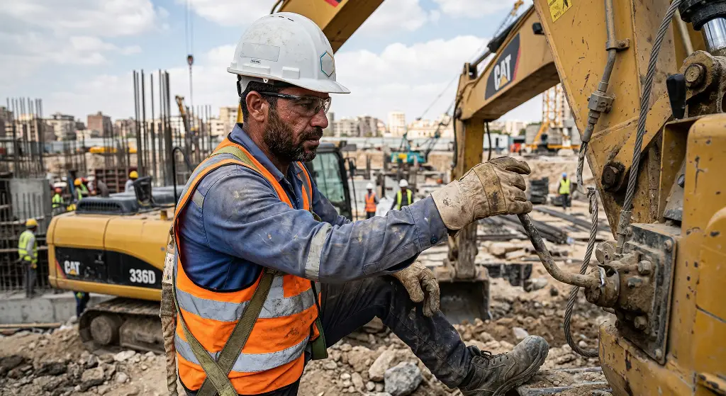 أهمية ارتداء معدات السلامة الشخصية PPE في مواقع البناء