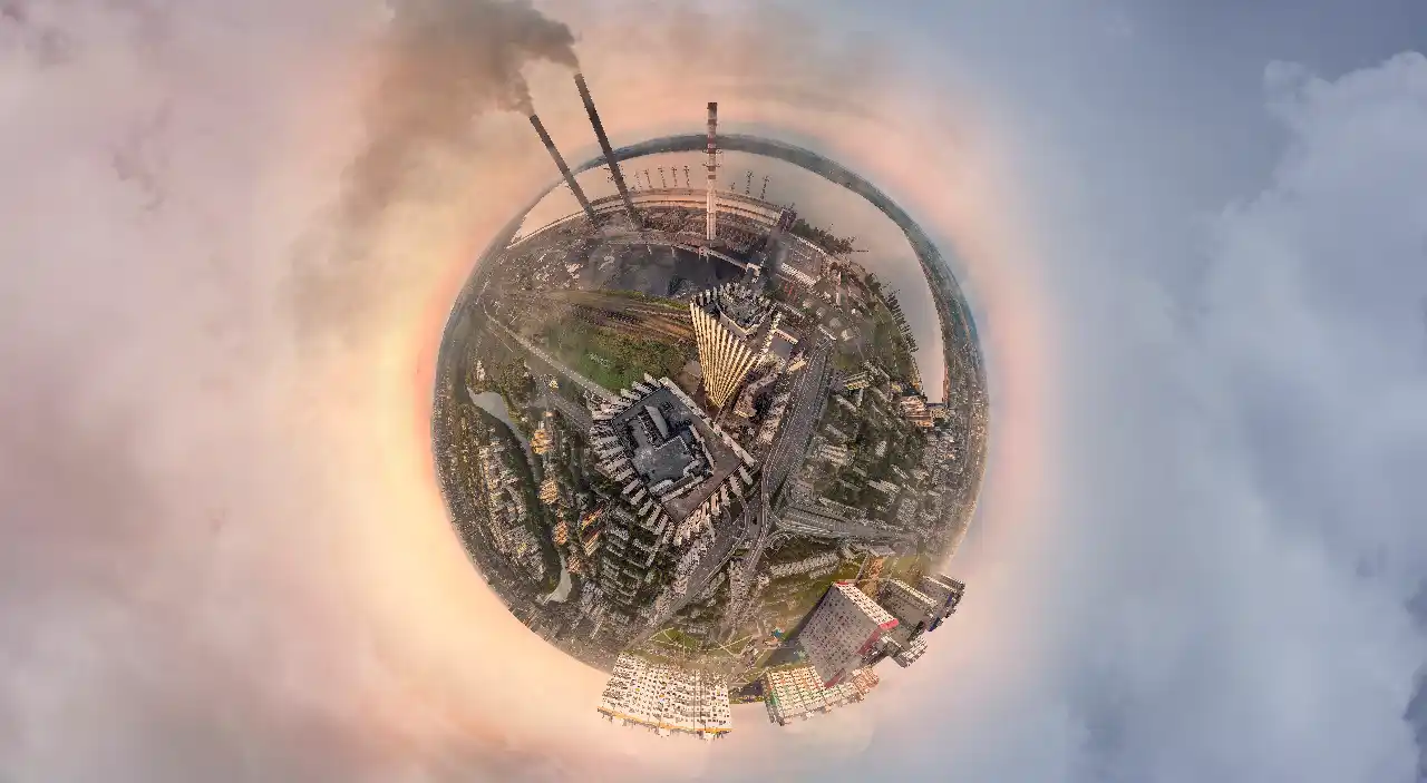 تلوث الهواء وارتفاع درجات الحرارة