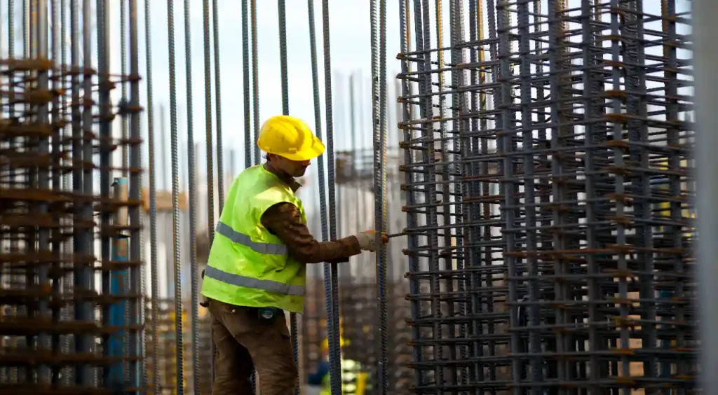 حديد التسليح في المشاريع الضخمة
