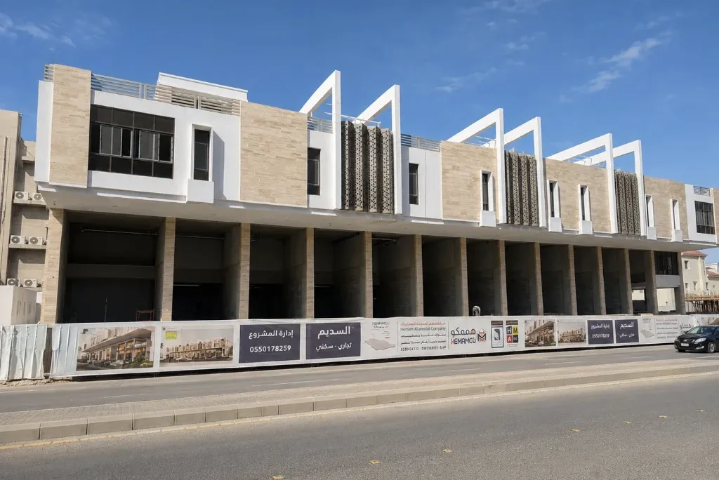 مشروع السديم أبحر جدة مركز تجاري سكني في أبحر على مساحة 4800 متر مربع