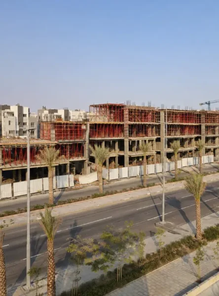مجمع سكني صفا 85 تنفيذ أسقف بوست تنشن في مشروع صفا 85