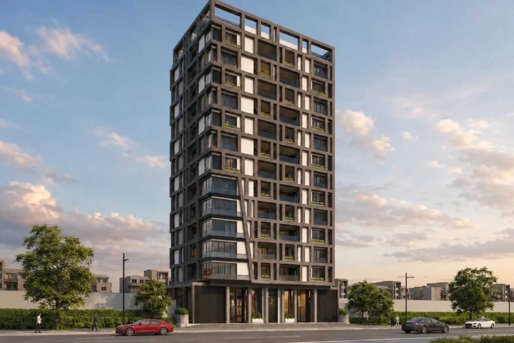 مشروع روتيل برجين سكنيين بتصميم إنشائي متطور
