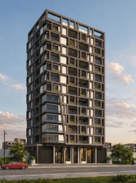 مشروع روتيل برجين سكنيين بتصميم إنشائي متطور