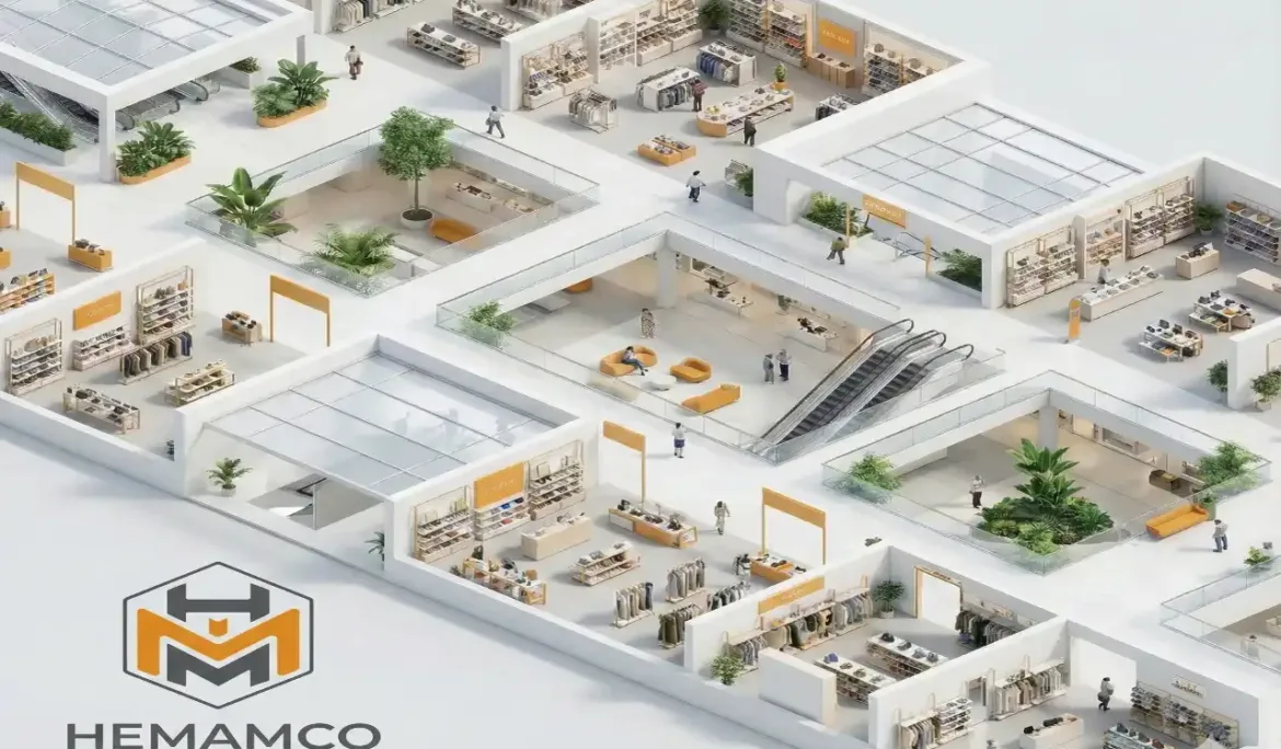 تصميم المولات التجارية