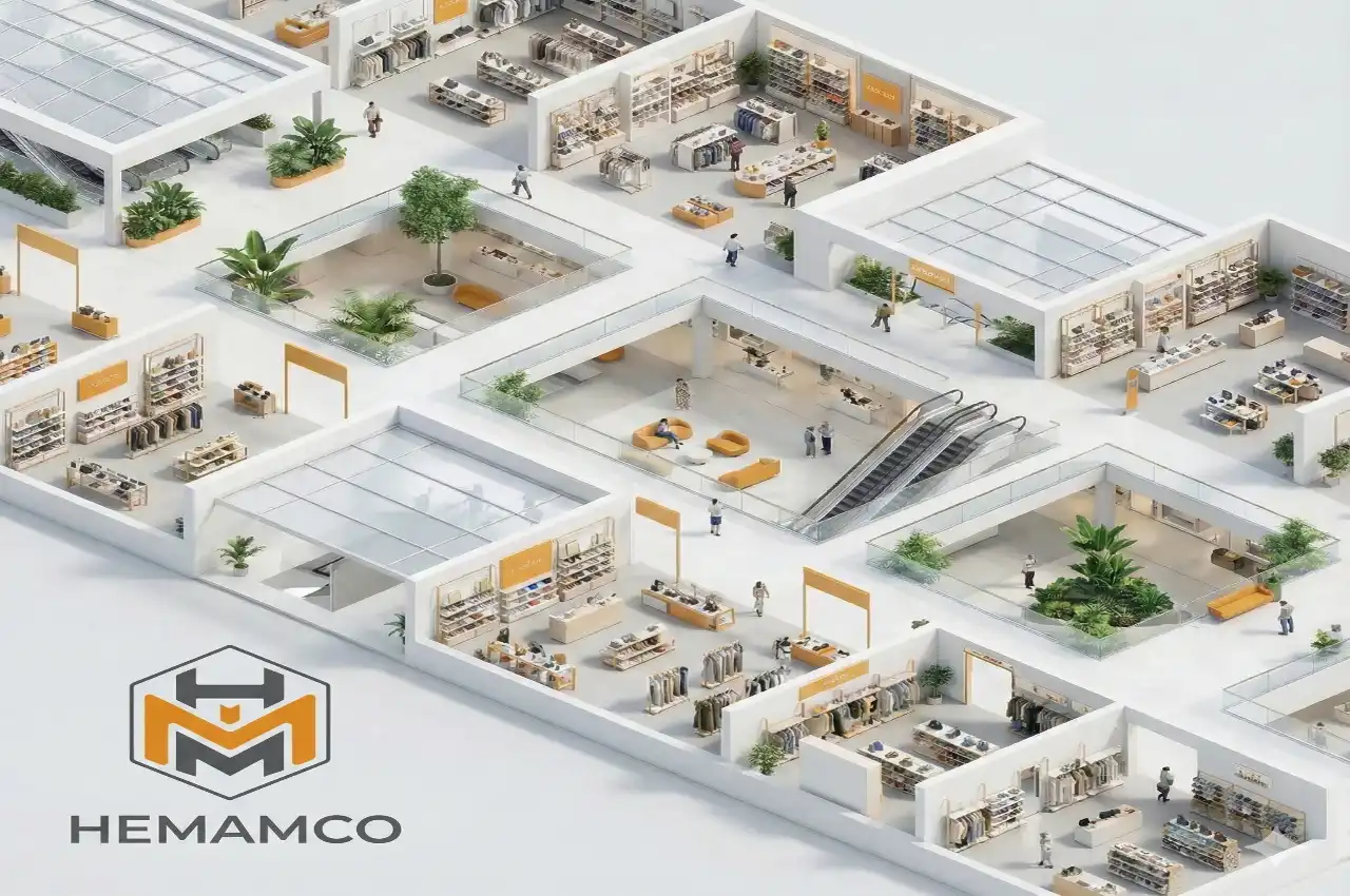 تصميم المولات التجارية