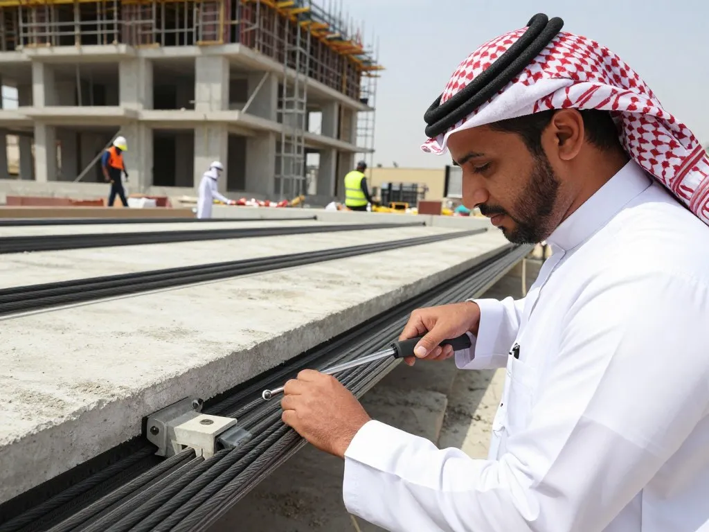 الصيانة الدورية لخرسانة البوست تنشن