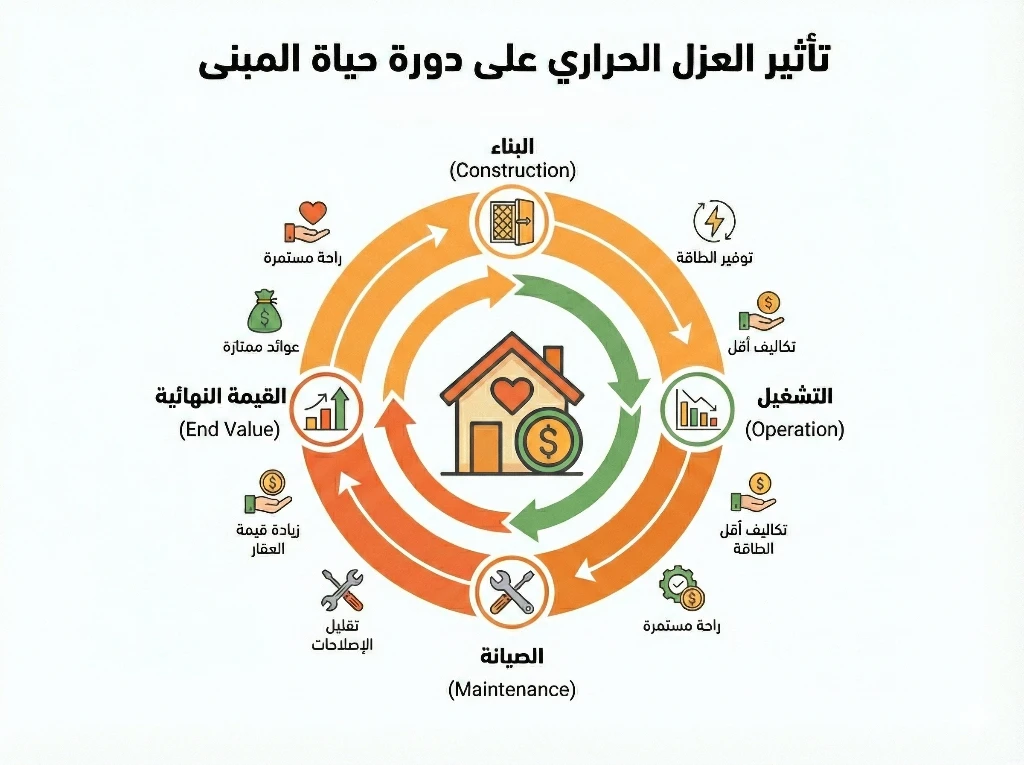 تأثير العزل الحراري