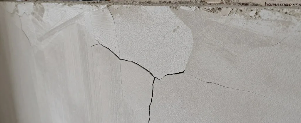 الشروخ بعد التشطيب