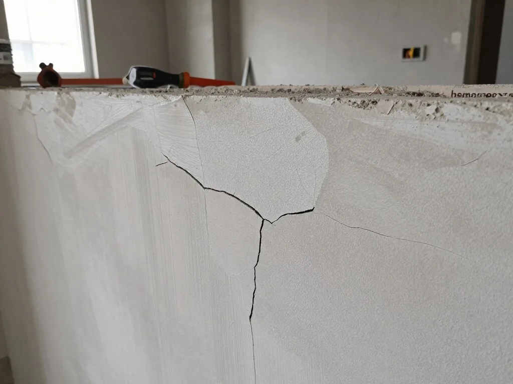 الشروخ بعد التشطيب