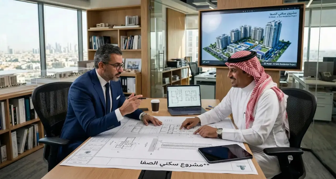 دليلك الشامل لاستخراج رخص البناء في السعودية (تحديثات وتسهيلات منصة بلدي) 2 التخطيط الهندسي استخراج رخص البناء في السعودية