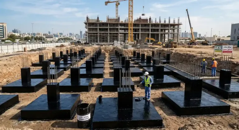 أعمال عزل الأساسات