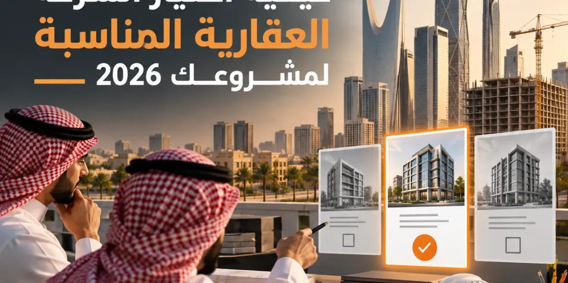 دليلك الشامل: كيفية اختيار الشركة العقارية المناسبة لمشروعك 2026
