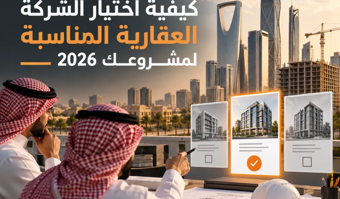 دليلك الشامل: كيفية اختيار الشركة العقارية المناسبة لمشروعك 2026